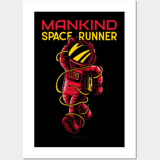 Mankind Space Runner! Posters and Art